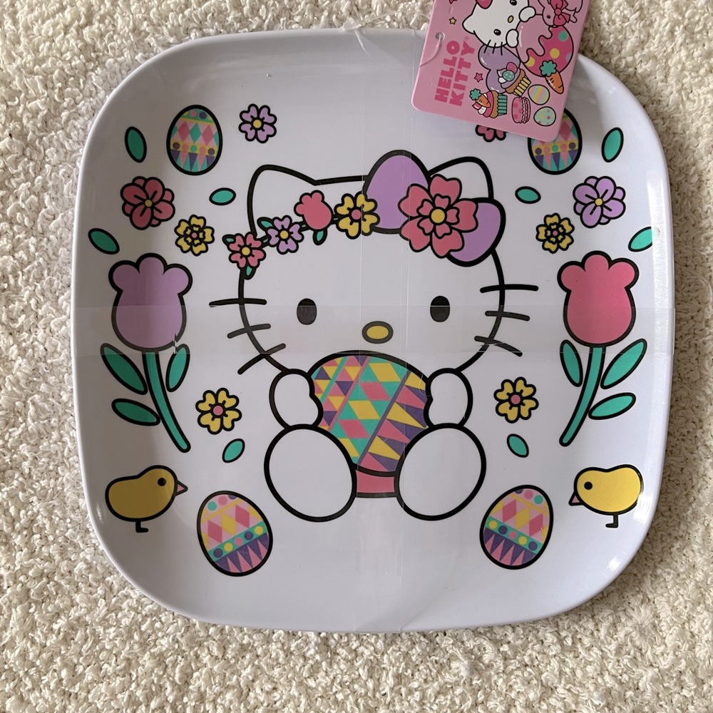Hello Kitty Easter plates.